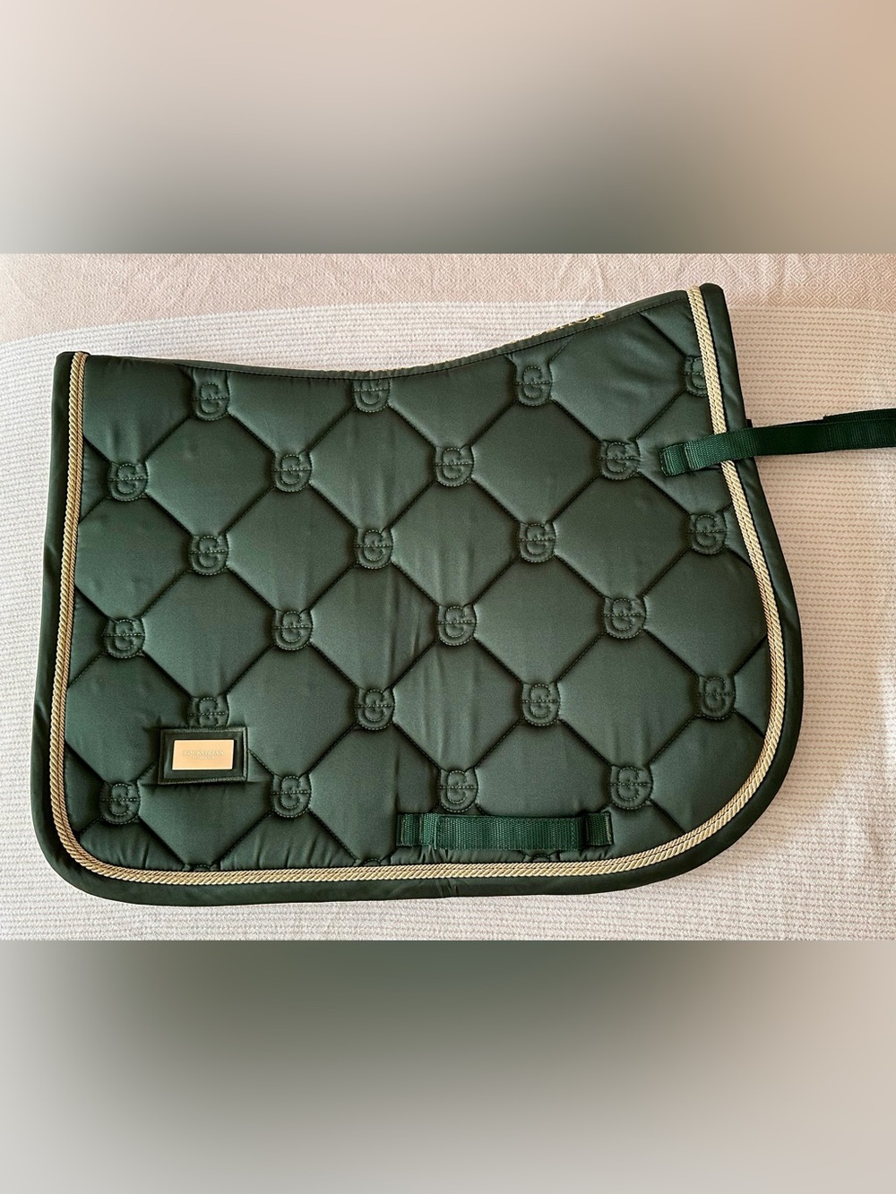 Equestrian Stockholm Jumper Saddle Pad in Forest Green